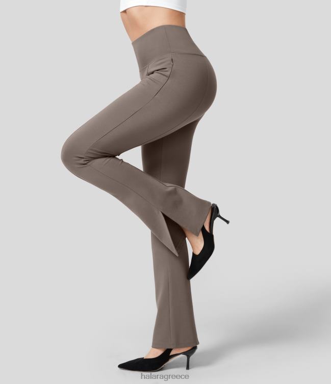 μεσαίο παντελόνι εργασίας με τσέπη με φερμουάρ με σπαστό στρίφωμα γυναίκες Halara 4TH82303 είδη ένδυσης σίδερο