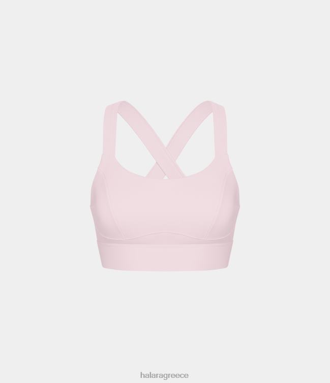 Αθλητικό σουτιέν γιόγκα χαμηλής στήριξης με σταυρωτό σταυρωτό ρυθμιζόμενο σουτιέν γυναίκες Halara 4TH821588 ενεργά ρούχα παντόφλα μπαλέτου