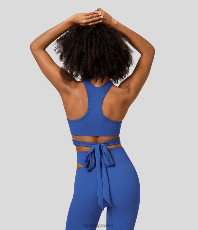 softlyzero backless racerback tie back cropped φανελάκι προπόνησης γυναίκες Halara 4TH821744 ενεργά ρούχα μπουκουπ μπλε