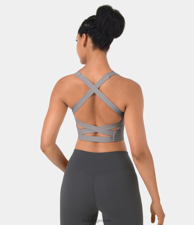 softlyzero αέρινος τετράγωνος λαιμός εξώπλατος σταυρωτός cropped cool touch top tank γιόγκα γυναίκες Halara 4TH821688 ενεργά ρούχα πρωτότυπο