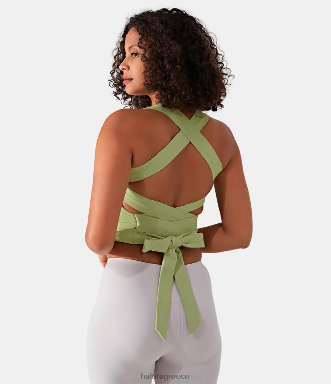 softlyzero αέρινη εξώπλατη γεμισμένη σταυρωτή γραβάτα πλάτη δροσερή προπόνηση αφής cropped top tank γυναίκες Halara 4TH821682 ενεργά ρούχα καλάμι