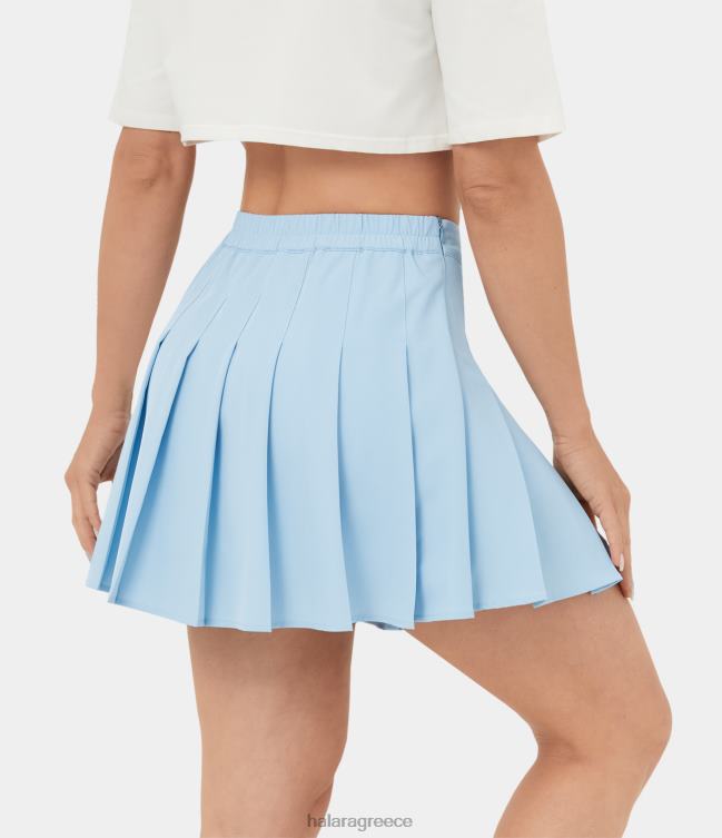 ψηλόμεσο φερμουάρ 2 σε 1 πλαϊνή τσέπη πτυχωτή μίνι φούστα τένις-αέρινη γυναίκες Halara 4TH82574 ενεργά ρούχα ομφαλόδες