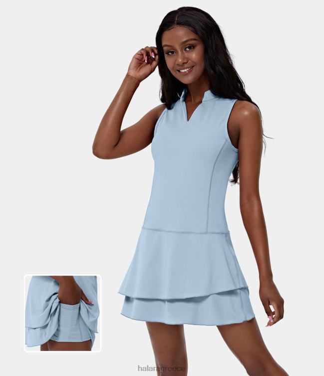 softlyzero αέρινο βολάν με 2 τεμάχια τσέπη δροσερό μίνι γκολφ ενεργό φόρεμα γυναίκες Halara 4TH82778 ενεργά ρούχα πρωτότυπο