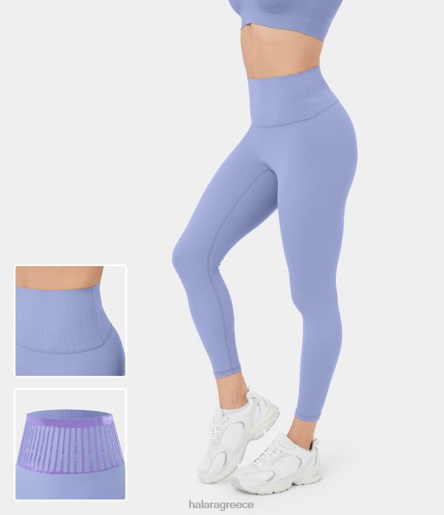 ψηλόμεσο κολάν γιόγκα για έλεγχο της κοιλιάς γυναίκες Halara 4TH821493 ενεργά ρούχα μωρό λεβάντα