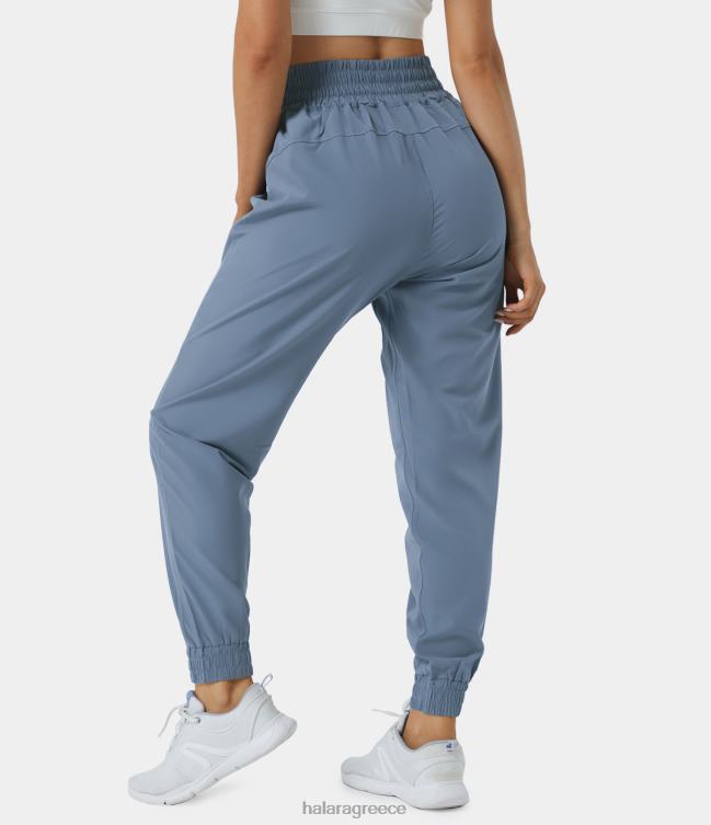 Ψηλόμεση ελαστική μέση casual joggers γυναίκες Halara 4TH827 ενεργά ρούχα τροποσφαίρα