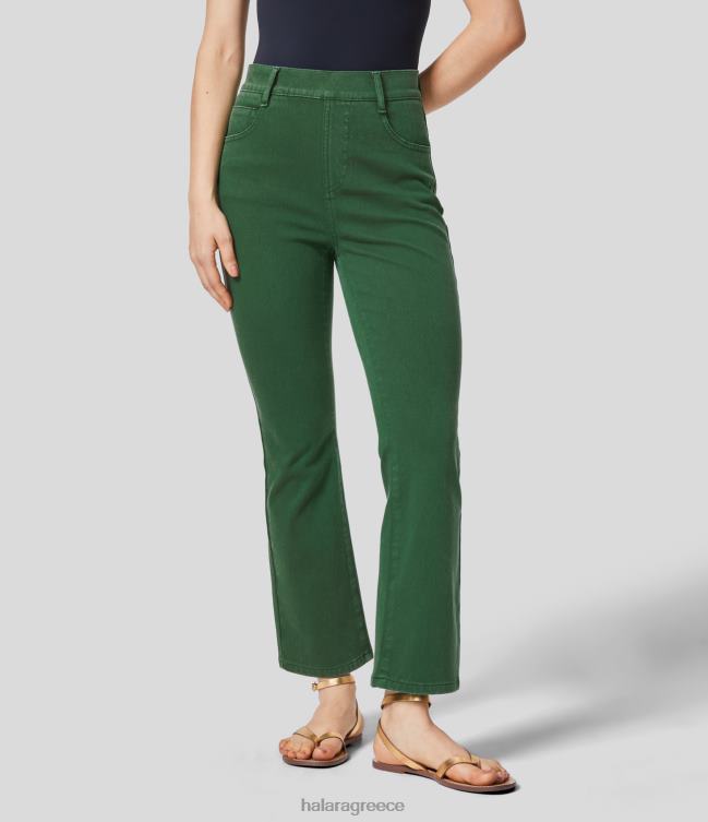 μαγικό ψηλόμεσο με πολλαπλές τσέπες, πολύχρωμο ελαστικό πλεκτό casual τζιν μποτάκι γυναίκες Halara 4TH821348 είδη ένδυσης πλούσιο τζιν